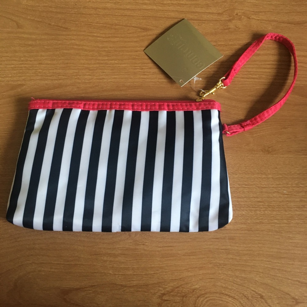 New! Stripes! Cosmetic bag!